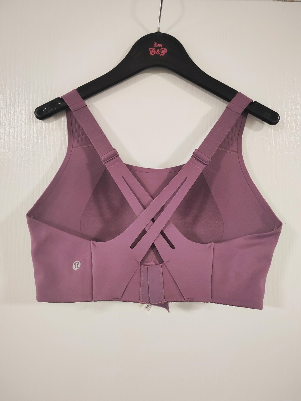 Lululemon AirSupport High Support Sports Bra - Vintage Plum Vivid Plum 36DD - Picture 4 of 13